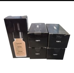 NYX 5pc Total Control Drop Foundations TCDF11